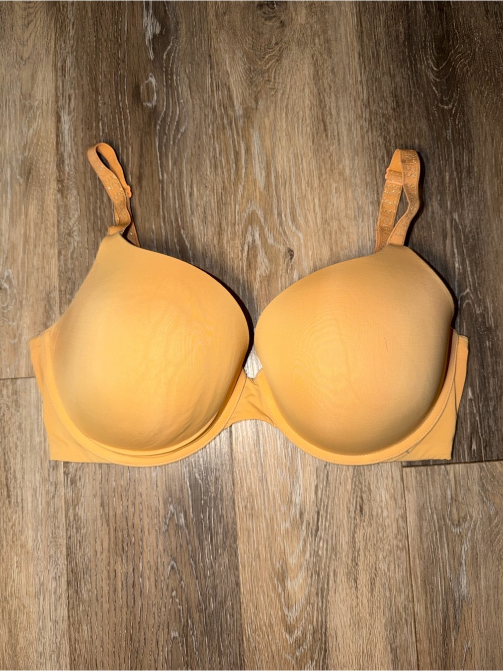Victoria’s Secret Orange T-Shirt Push-Up Full Coverage Bra
